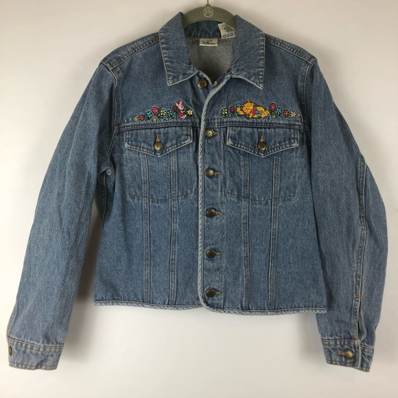 pooh denim jacket